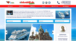 Desktop Screenshot of clubschiff.de